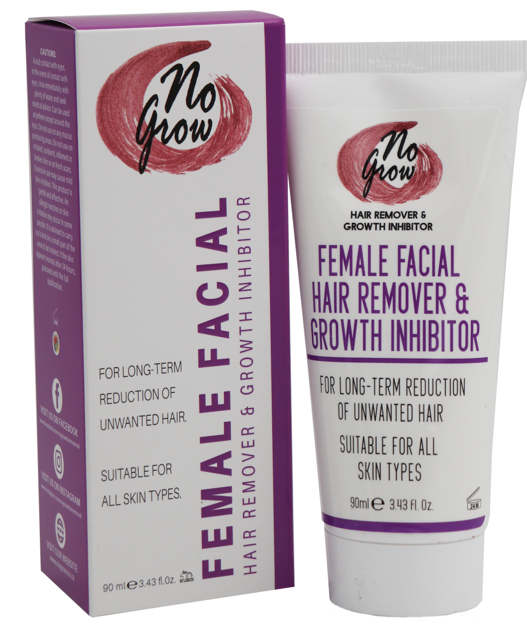 No Grow - Female Facial Hair Remover & Growth Inhibitor