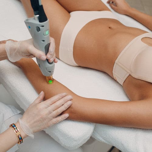Laser half arm area 1 session (male & female(